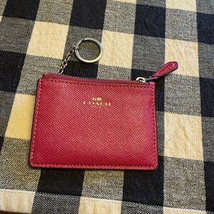 Coach  Leather Key chain wallet